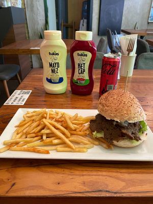 Kebab Burger   at The Vegan Regime in Istanbul