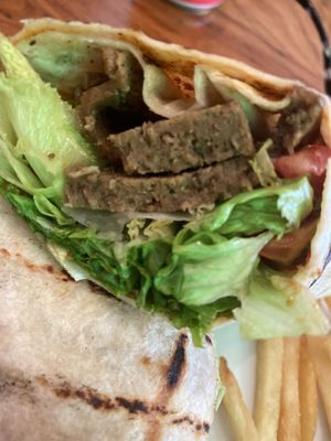 Kebab Wrap   at The Vegan Regime in Istanbul