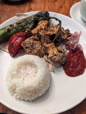 Sish Kebab at The Vegan Regime in Istanbul