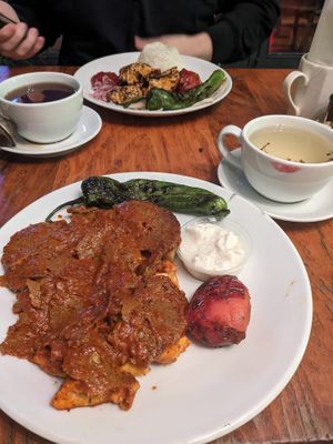 Iskender Kebab at The Vegan Regime in Istanbul