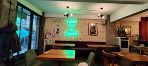 Indoors at The Vegan Regime in Istanbul