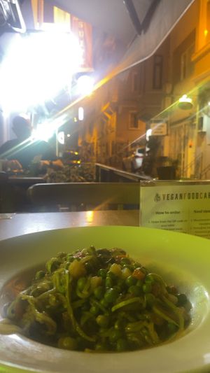 Zucchini noodles   at The Vegan Regime in Istanbul
