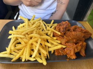 Peri peri chicken  at The Vegan Regime in Istanbul