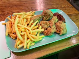 Crunchy plate at The Vegan Regime in Istanbul