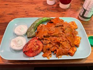 Iskender Kebab  at The Vegan Regime in Istanbul