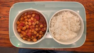 Channa Massala at The Vegan Regime in Istanbul