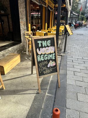   at The Vegan Regime in Istanbul