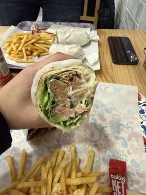 Caesar wrap  at The Vegan Regime in Istanbul
