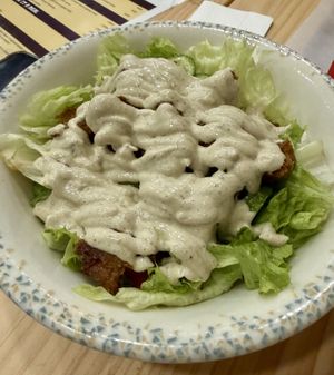 Caesar salad  at The Vegan Regime in Istanbul