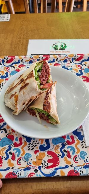 Köfte Dürüm at The Vegan Regime in Istanbul