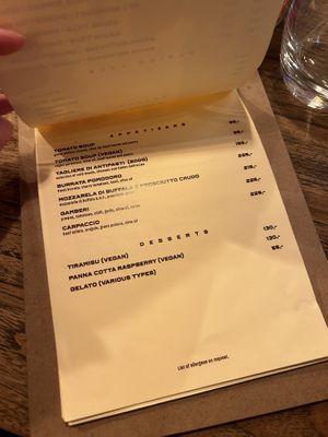 Menu March 2023   at Pizza Bertoldi in Prague