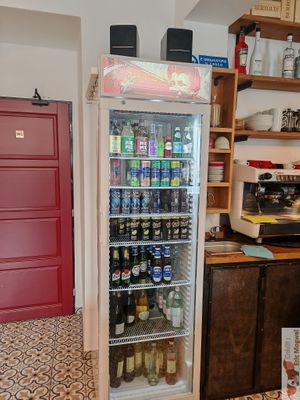 Drinks at Pizza Bertoldi in Prague