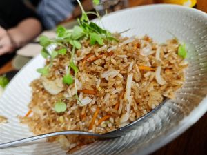 Vegan fried rice at Midnight Shanghai in Christchurch