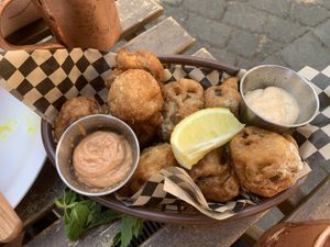 Fried mushrooms  at South x Northwest in Portland