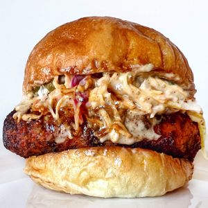 Nashville Hot Chick’n Sandwich   at South x Northwest in Portland