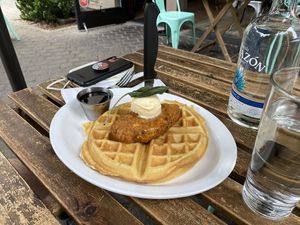 Chick'n n Waffles at South x Northwest in Portland