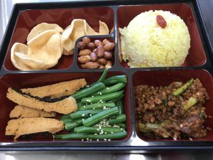 Singapore Nasi Lemak at Divine Realm Vegie Delight in Point Cook