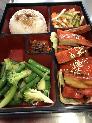 Vegan Peking Duck Rice at Divine Realm Vegie Delight in Point Cook