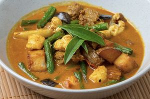 Curry Mutton at Divine Realm Vegie Delight in Point Cook