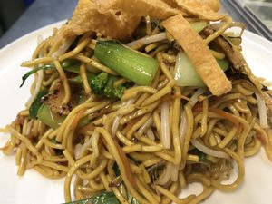 Stir Fried Singapore Noodle at Divine Realm Vegie Delight in Point Cook