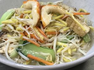 Vegan Hokkien Prawn Noodle  at Divine Realm Vegie Delight in Point Cook