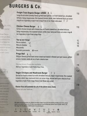 Burger at Kruger 3638 Station in Skukuza