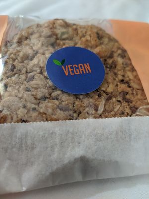 Vegan breakfast cookie at Beano's in Cairo