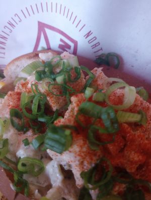 Spiced, sauced, and flavored to resemble a fish like taste at Northside Yacht Club in Cincinnati