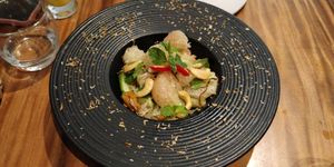 Pomelo salad at Element Vegetarian in Phnom Penh