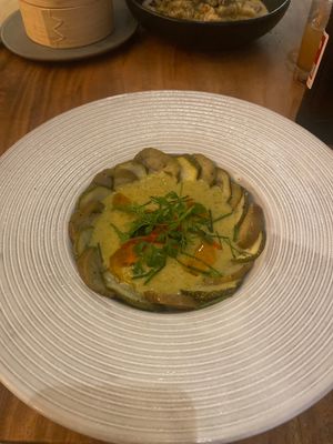 Vegan Amok  at Element Vegetarian in Phnom Penh