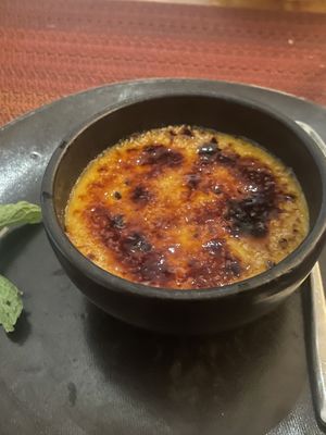 Crème brûlée   at Element Vegetarian in Phnom Penh