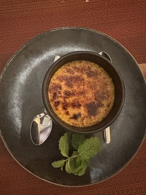 Creme brûlée   at Element Vegetarian in Phnom Penh