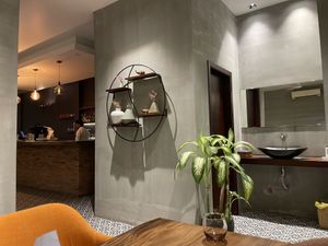 Nice interior design   at Element Vegetarian in Phnom Penh