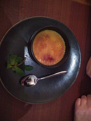 Creme brule at Element Vegetarian in Phnom Penh