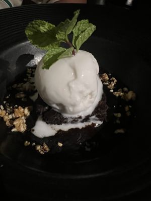 Chocolate cake  at Element Vegetarian in Phnom Penh