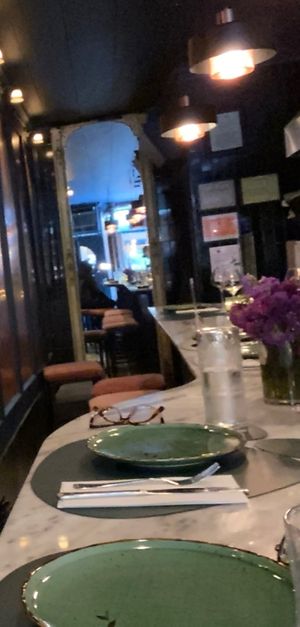 Chef’s counter  at Cadence in New York City