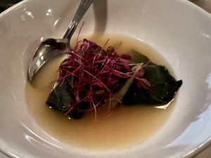 Collard green wraps  at Cadence in New York City
