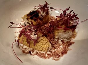 Grilled corn  at Cadence in New York City