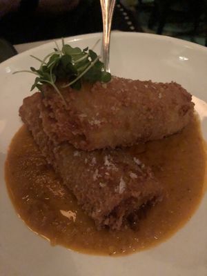 Fried lasagna  at Cadence in New York City