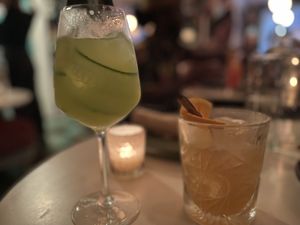 Wine drinks  at Cadence in New York City