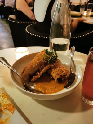Southern fried lasagna at Cadence in New York City