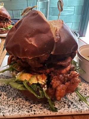 buffalo mushroom sandwich at Cadence in New York City