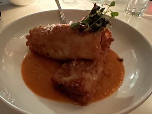 Fried lasagna  at Cadence in New York City