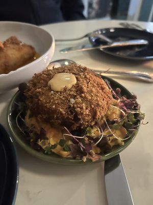Heart of palm crabcake  at Cadence in New York City