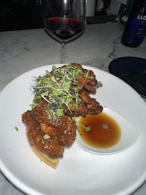 Fried Oyster Mushrooms & Waffles  at Cadence in New York City