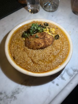 Cajun grits  at Cadence in New York City