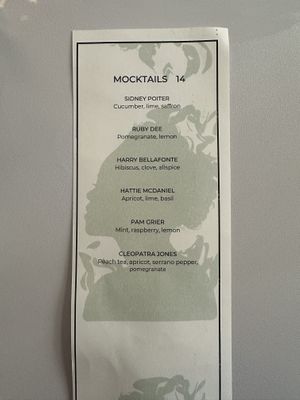 Mocktails  at Cadence in New York City