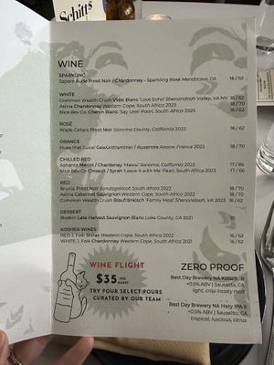 Wine  at Cadence in New York City