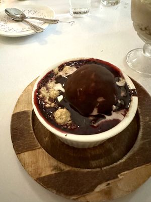 Cherry cobbler  at Cadence in New York City