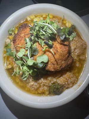 Cajun grits  at Cadence in New York City
